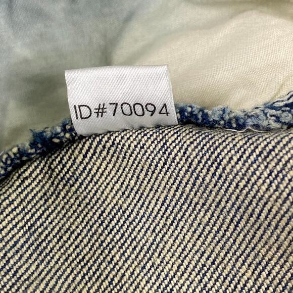 Ann Taylor LOFT Blue Denim Miniskirt Pockets Belt Loops Size 4 - Picture 7 of 10